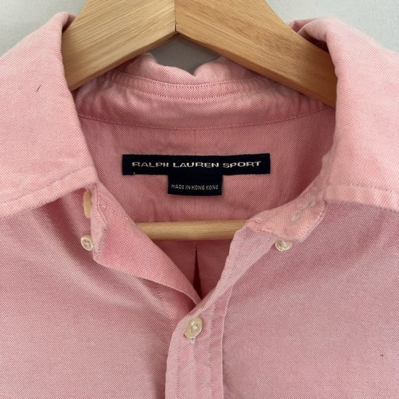 Ralph Lauren Sport Men's Button Down Long Sleeve Polo Size M - Picture 5 of 6